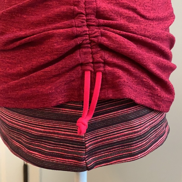 Athleta layered workout tank w/ built in bra - Picture 3 of 5